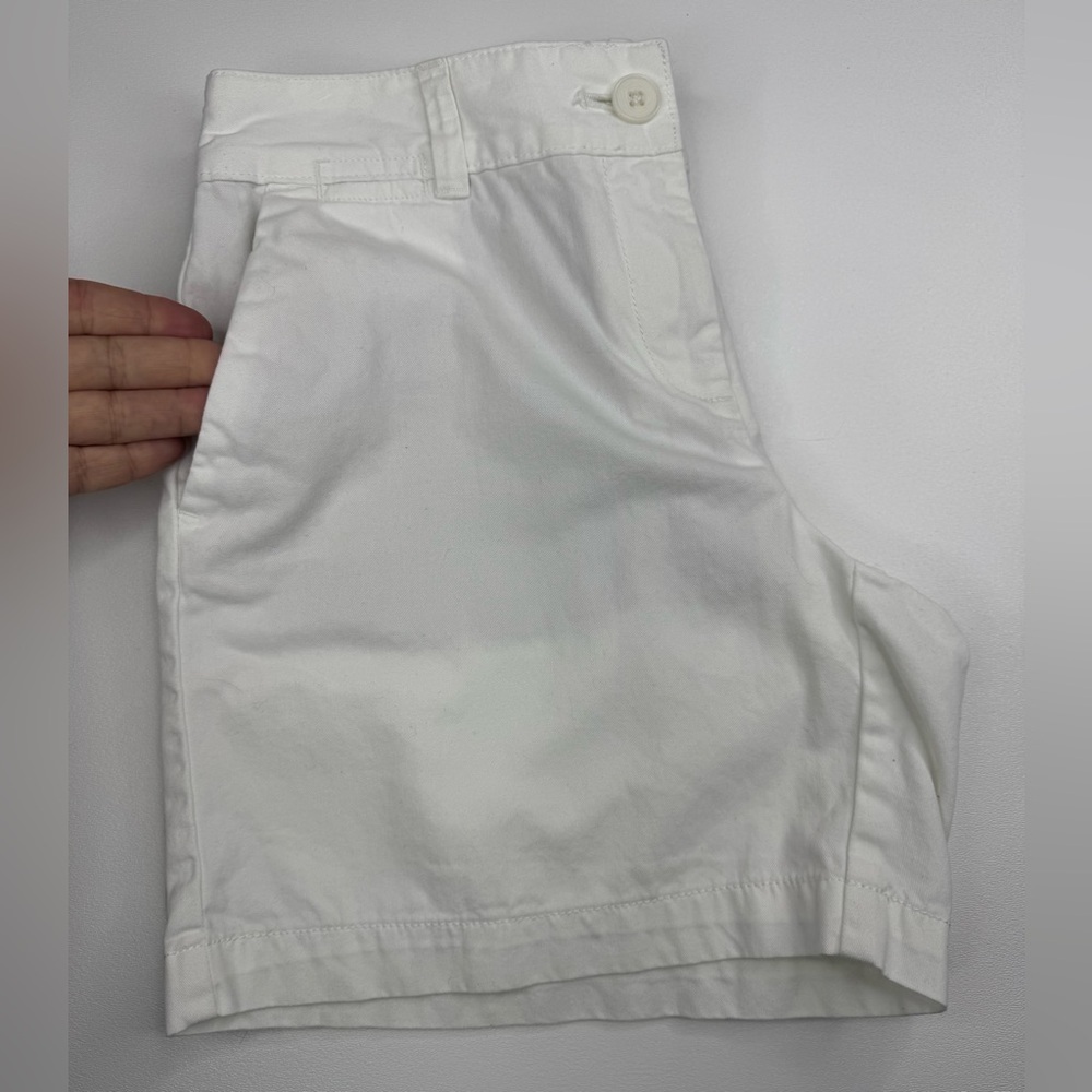 LOFT 6” 100% Cotton White Bermuda Shorts Women’s Size 2 - Picture 8 of 9